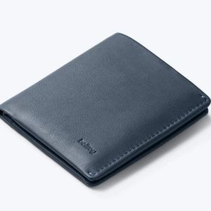 Bellroy Note Sleeve blue leather wallet billfold